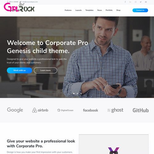 StudioPress Corporate Pro Genesis WordPress Theme