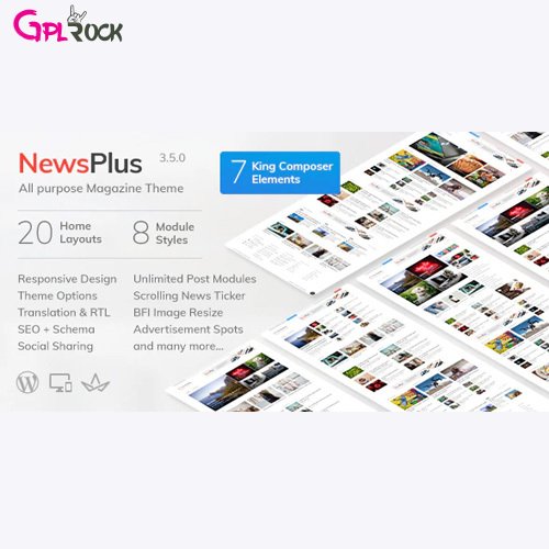 NewsPlus – News and Magazine WordPress theme