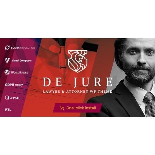 De Jure – Attorney and Lawyer WP Theme